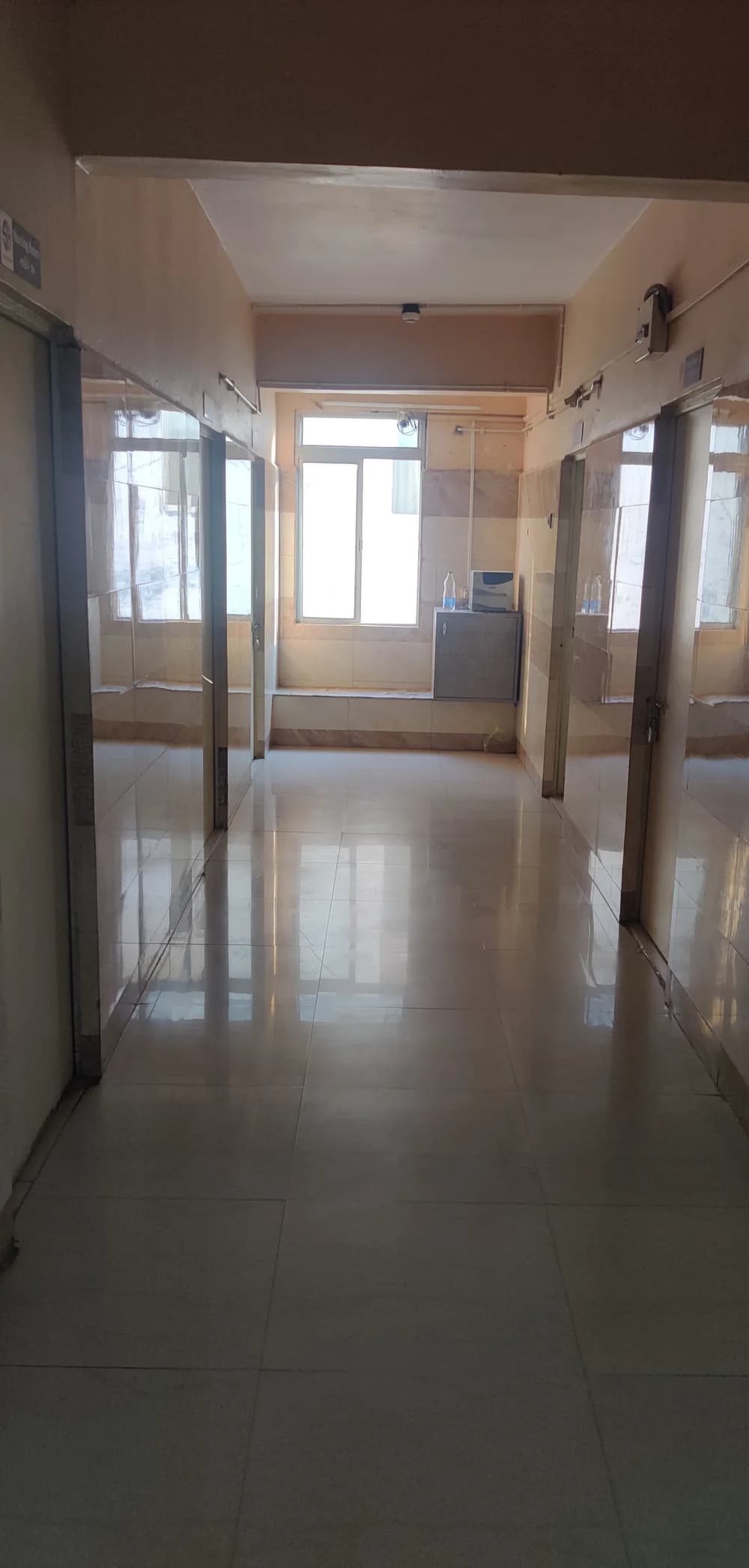 Interior corridor of Shreenath Hospital